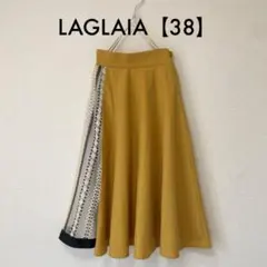 LAGLAIA 刺繍レース ドッキングスカート