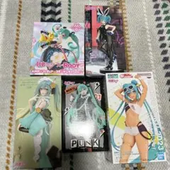 初音ミク　フィギュア　5点　まとめ売り