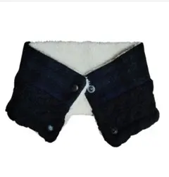 リバーシブル ネックウォーマー フリース ウール