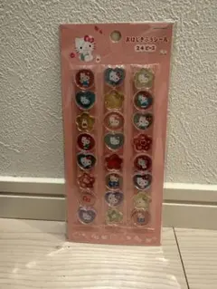 サンリオ　おはじきふうシール　キティ