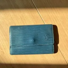 Louis Vuitton 青 エピレザー キーケース