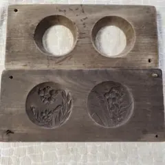 鶴と亀（小）木製和菓子型 - メルカリ