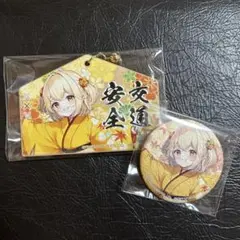 勝利の女神 NIKKE in 京都ミニ絵馬ストラップ缶バッジ リター