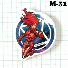 «M-31» MARVEL アベンジャーズ ジーングレイ 防水加工 ステッカー