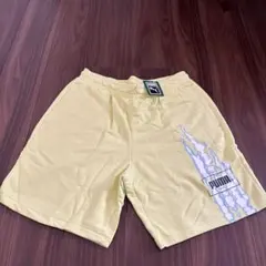 値下げ！PUMA イエロー ショートパンツ Lサイズ