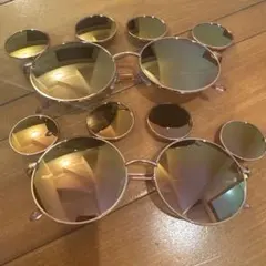 ディズニーランド　40周年　サングラス　ピンクゴールド　2つセット