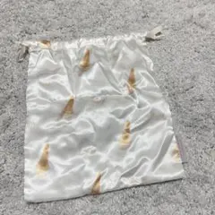 ジェラピケ/サテン巾着袋