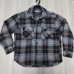 FREAK'S STORE ポリツイード CPO チェック シャツジャケット