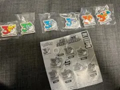 ポケモン　30周年　メタルチャームマスコット　セミコンプ　6点セット