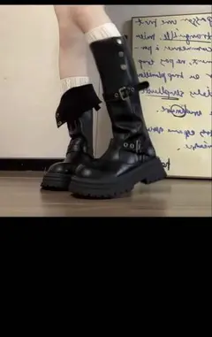 ロングブーツ　ウエスタンブーツ