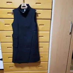 Susa ブラック ノースリーブワンピース