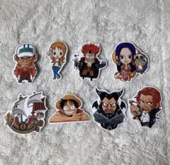 ワンピース　ONE PIECE ステッカー　シール　キャラクター　大きめ　防水