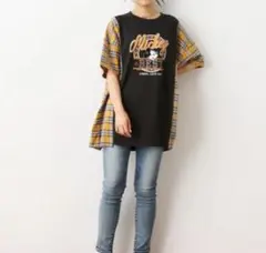 【美品】RODEO CROWNS　WIDE BOWL ミッキーマウス Tシャツのサムネイル