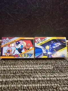 【FC】マッピー&スターラスター 　ファミコンソフト
