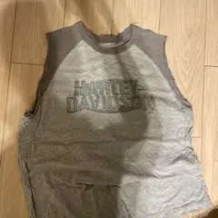HARLEY-DAVIDSON グレー タンクトップ 古着