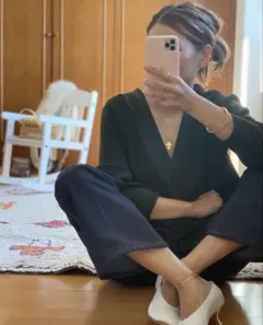 【MADISONBLUE】 BIG KNIT Vネック カーディガン