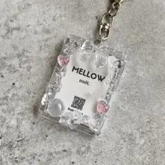 【証明写真】硬質ケース　キーホルダー　ピンク/透明/クリア/りぼん/ハート