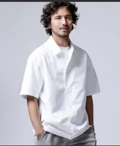 ナノユニバース 極美品　プランサーレギュラーカラーシャツ