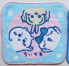 〈新品未使用〉ちいかわトリオ　ハンカチサイズ　ファイト