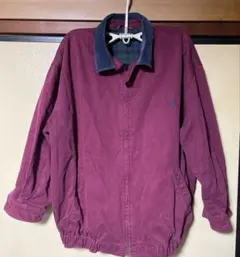 ポロラルフローレン90〜00’sスイングトップスポーツジャケットーLバーガンディ