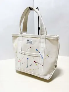 ORCIVAL オーシバル　ペイント キャンバストートバッグ 【S】