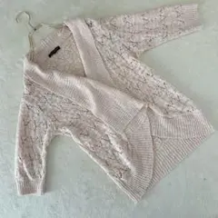 MISCH MASCH ミッシュマッシュ　ニットカーディガン　羽織　ピンク　M