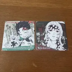 鬼滅の刃　原画展　アートコースター　鬼舞辻無惨　炭治郎　禰豆子　伊之助　善逸