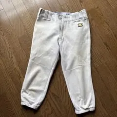 ZETT ホワイト 練習着ズボン150