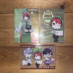 カラフルピーチ　ダイナー　クリアカードコレクション　じゃぱぱ　3枚セット