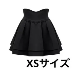 殿堂入り!!美脚になれるスカート　ブラック　XSサイズ