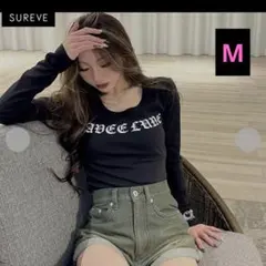 アベイル Shoko 黒 トップス Mサイズ