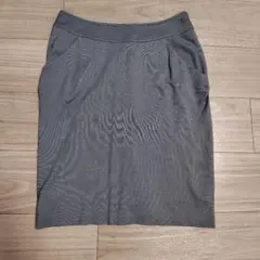 〘PRPORTION BODYDRESSING〙グレー タイトスカート