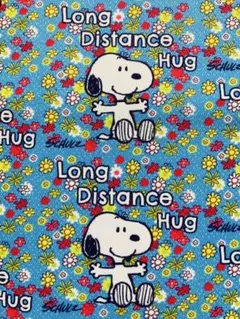 Hugスヌーピー ツイール(twill) 生地