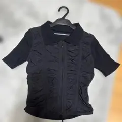 SLY シャーリング シャツ フロントギャザーZIP