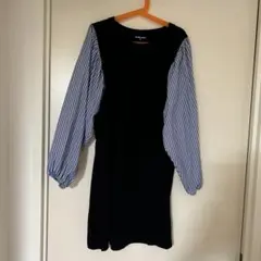 GLOBAL WORK ドッキングプルオーバー ワンピース140cm
