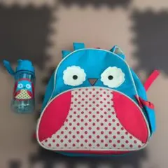 SKIP HOP キッズリュック フクロウ 水筒セットのサムネイル