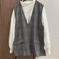 Petit main LIEN♡シャツ＆ベスト セットのサムネイル