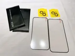 iPhone 15 ガラスフィルム (2枚)+ カメラフィルム（2枚）