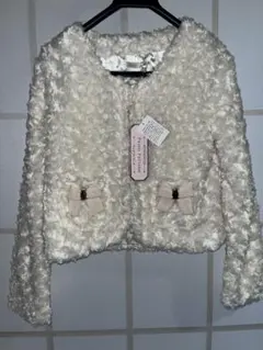 タグ付き ショートジャケット