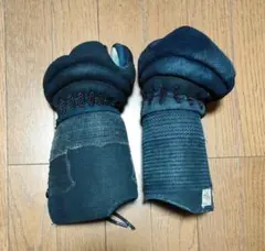 켄도 코테 ② 노 레프트 브랜드 오른쪽 카부토 인디고 염료