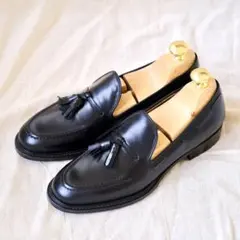 美品⭐️REGAL 25.5cm シボ革 タッセルローファー JJ17 ブラック