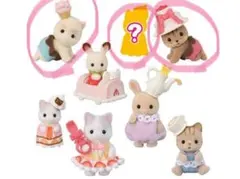 シルバニア赤ちゃんケーキパーティーシリーズ　3体セット