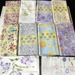 ①点のみ　新品　日本製　ガーゼ手ぬぐい　10セット　花柄