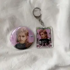 INI POPUP 松田迅 アクリルキーホルダー 缶バッジ