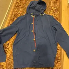 BEAMS フード付き青ジャケット L