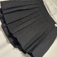 GRL インパン裏地付きアシンメトリープリーツミニスカート　Sサイズ