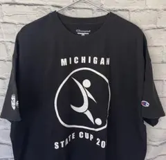 チャンピオン Champion プリント半袖Tシャツ XLサイズ 中古