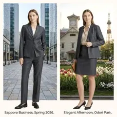 美品★ZAZIE ザジ スーツ 3点セット レディース M 9号 セットアップ