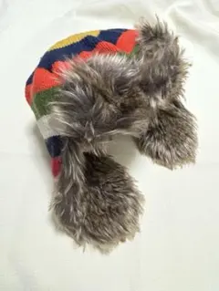 《48〜50cm》ＧＡＰ多色耳付きニット帽 フライトキャップ