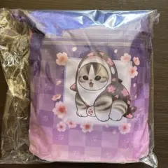 mofusand モフサンド　巾着入りブランケット　桜満開　夜桜